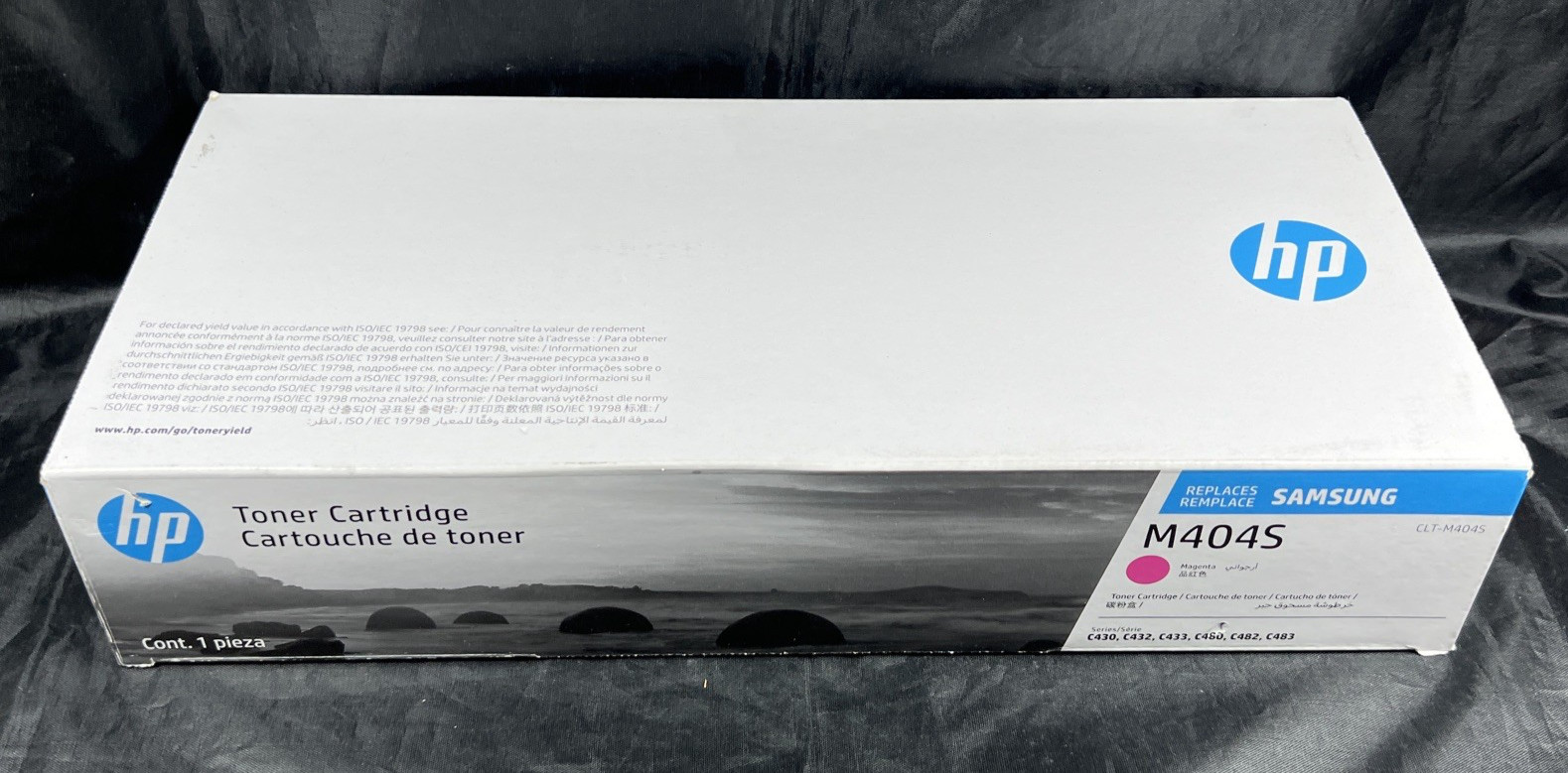 NEW SEALED BOX Genuine HP for Samsung  M404S  CLT-M404S Magenta Toner Cartridge