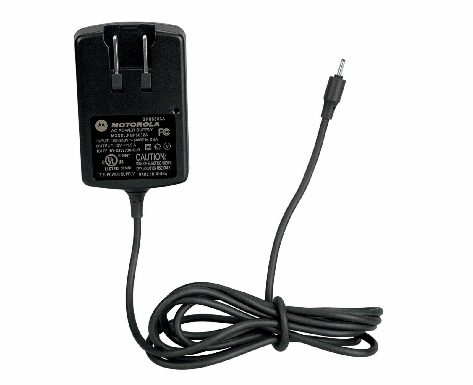 Motorola Xoom Tablet Charger AC Charging Adapter New and Genuine SPN5633A