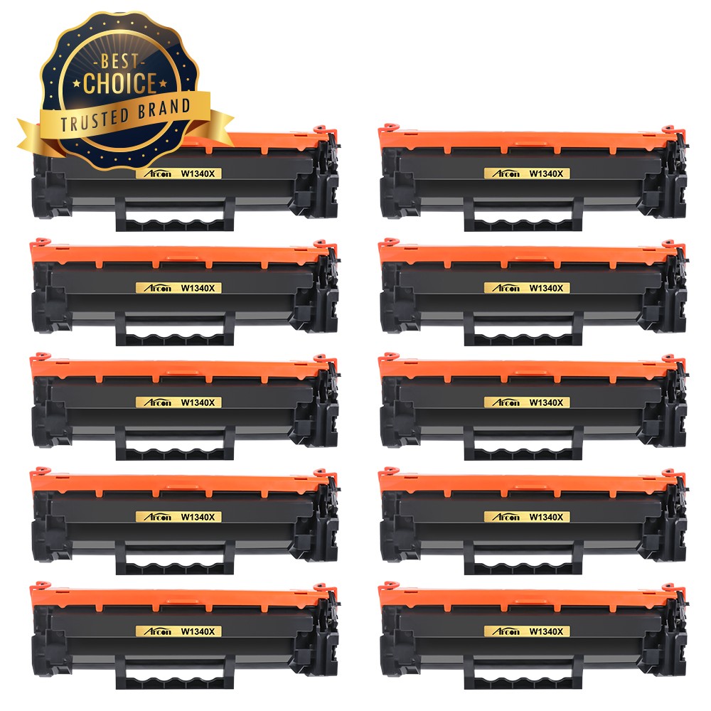 10PK (With Chip)  134X Black Toner For HP W1340X Laserjet M209dw MFP M234dw
