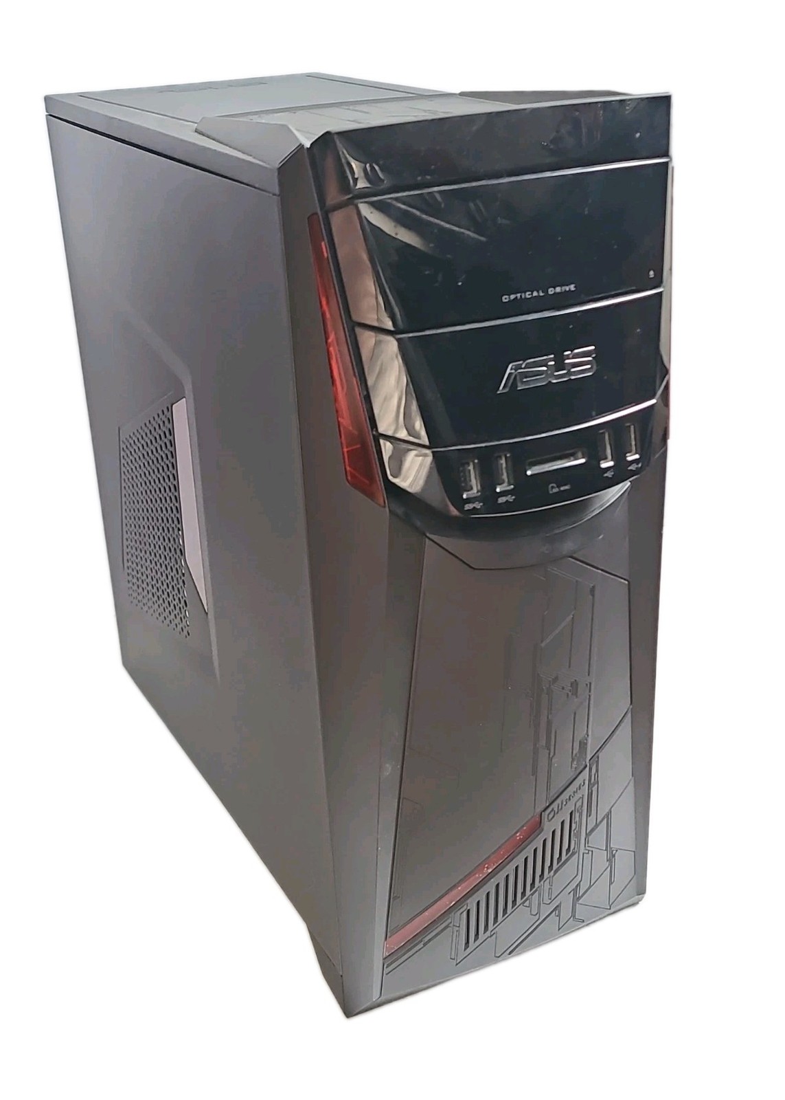 ASUS G11CD-US009T Tower Computer Case With Fan And Dvd Rom