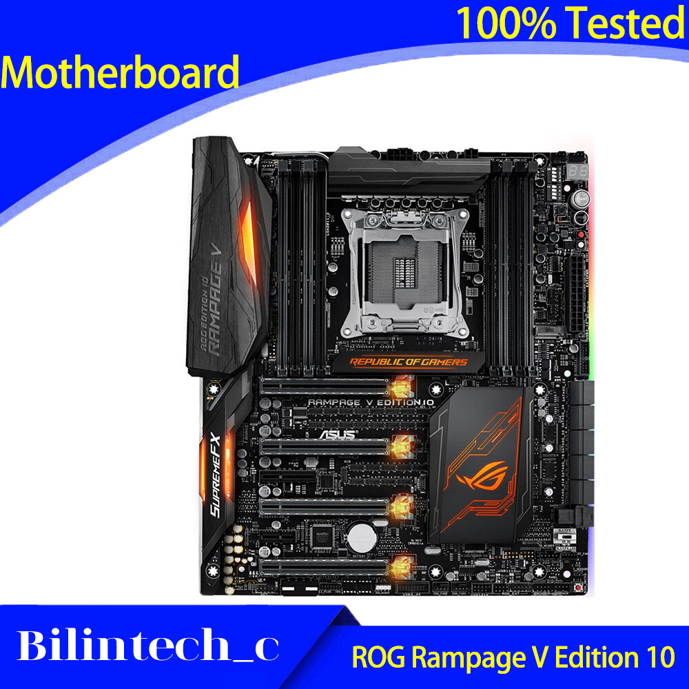 FOR ASUS ROG Rampage V Edition 10 x99 Motherboard Support 6950X R5E DDR4 128GB