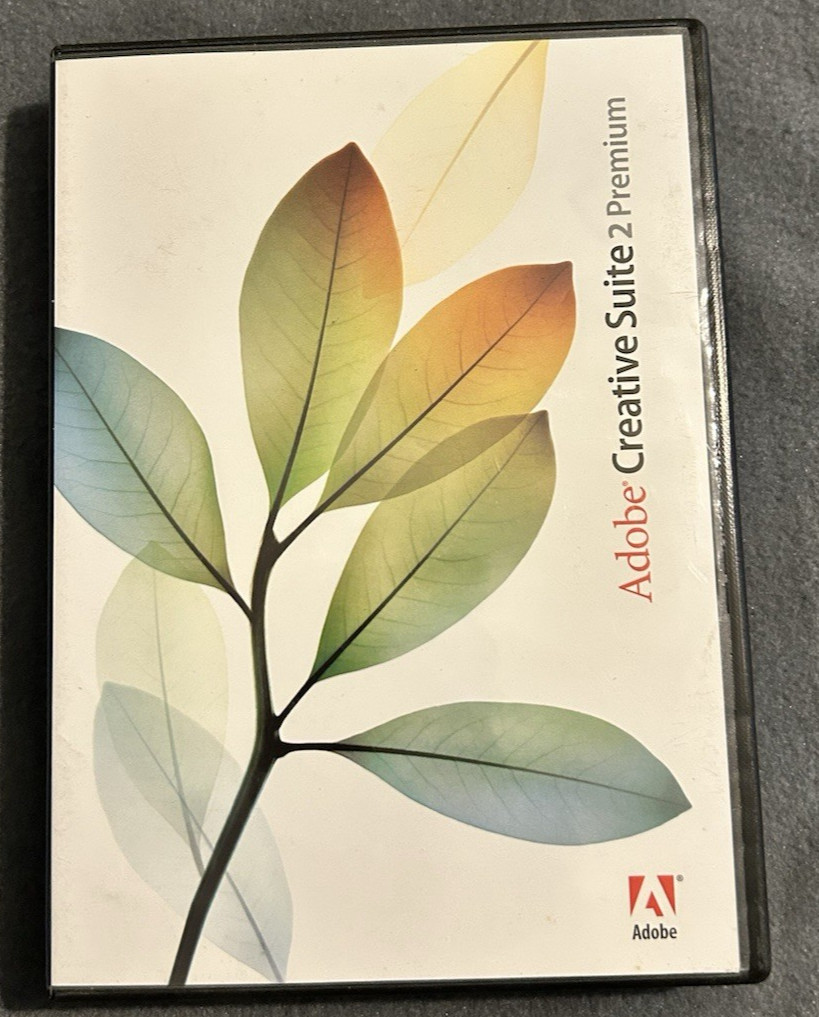 Adobe Creative Suite 2 Premium Windows Genuine 6 CD-ROM Discs w/ Serial Numbers