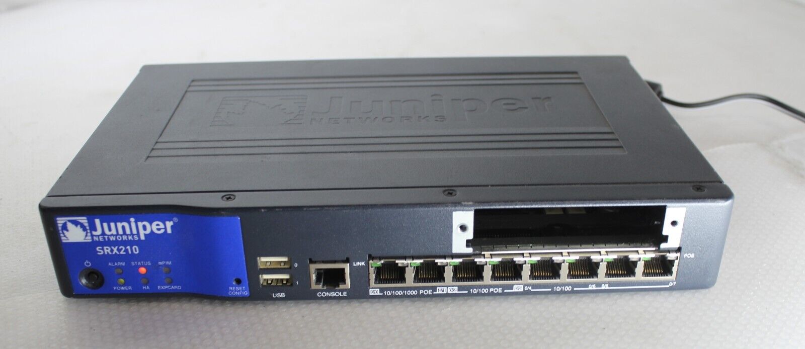 Juniper SRX210 VPN Firewall Security Appliance (SRX210H-POE)