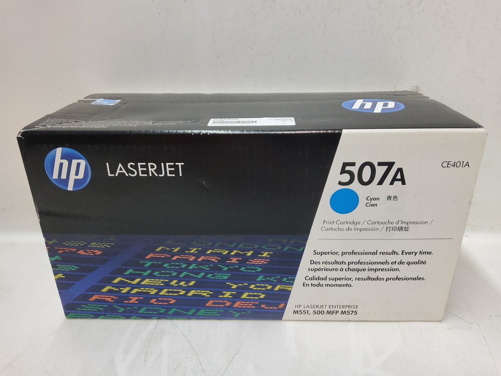 HP #507A Cyan Color Toner LaserJet CE401A