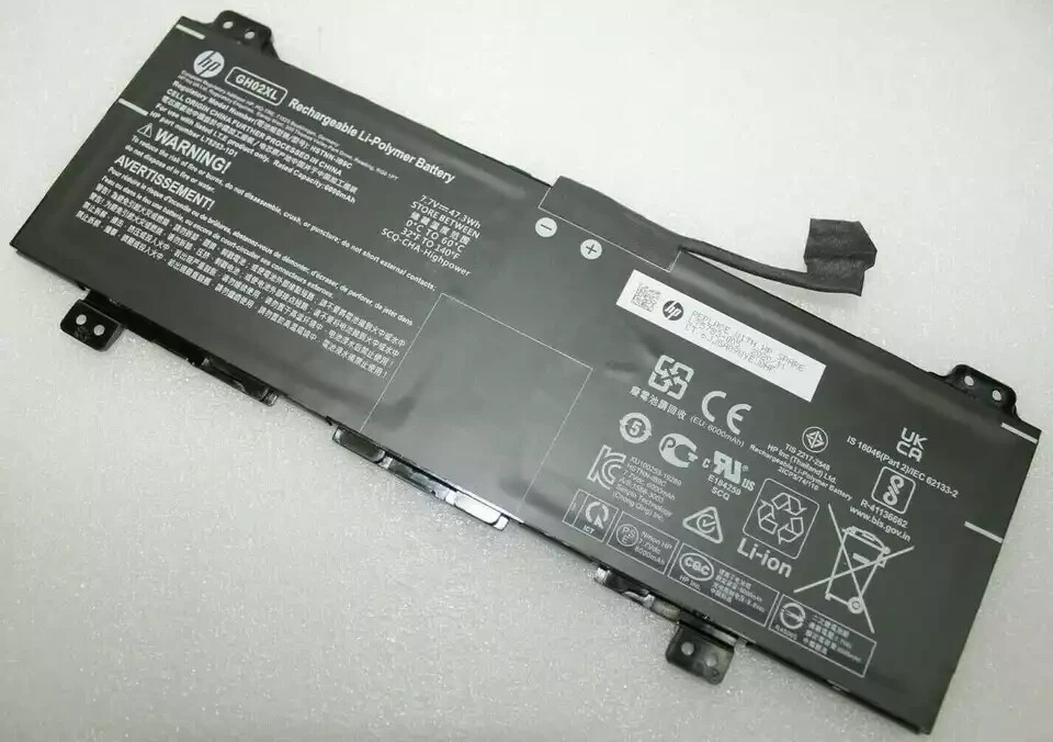 GH02XL HP Battery 7.7V 47.3Wh 2C Chromebook 14A-Na0023Cl "GRADE A"