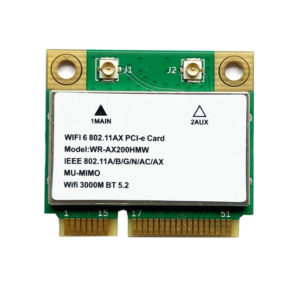 New AX200HMW AX200 WIFI6 Module MINI PCIE 802.11ax 160Mhz Network Card