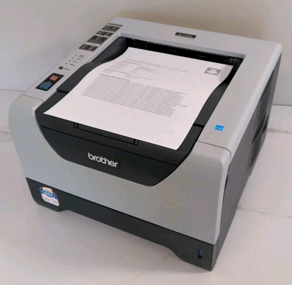Brother HL-5340D Monochrome Laser Printer Automatic Duplex 32ppm TESTED