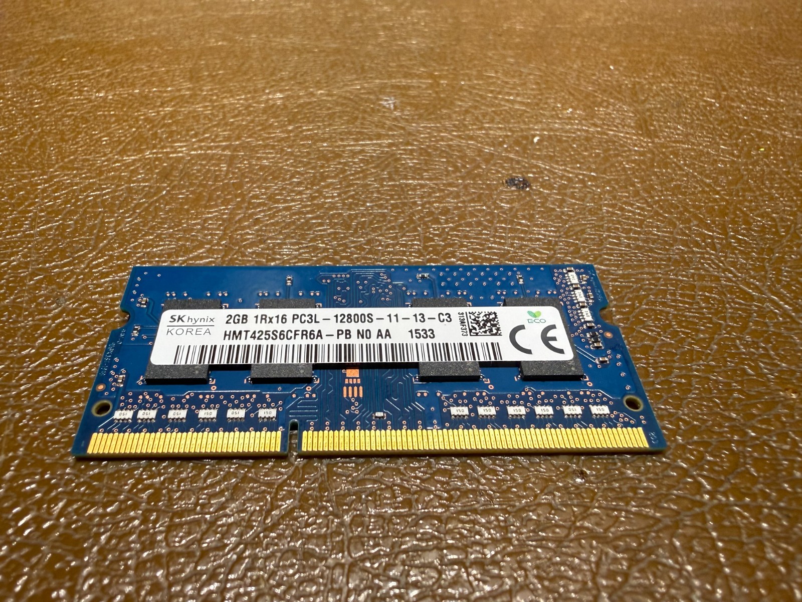 SK hynix 2GB DDR3L 1600MHz PC3L-12800S -11-13-C3 HMT425S6CFR6A -P8 NO AA 1533