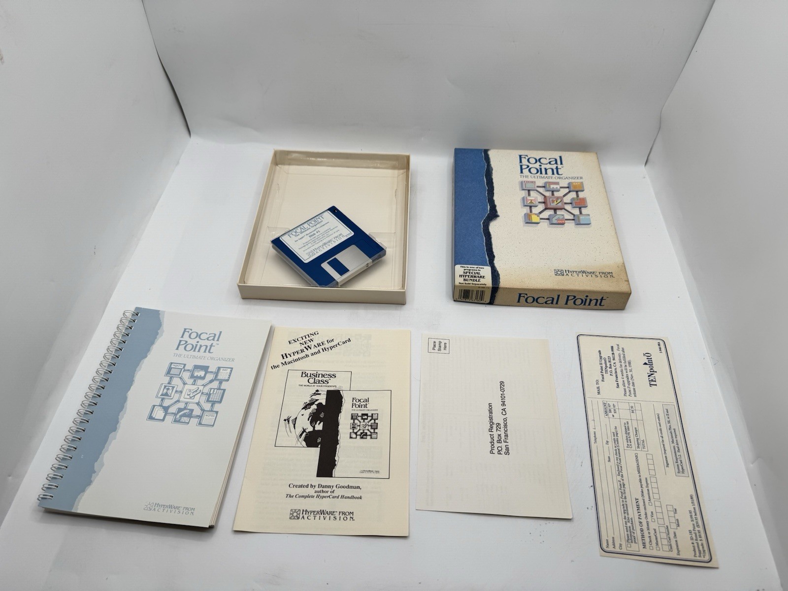 Focal Point The Ultimate Organizer for Apple Macintosh Computers Vintage 1987