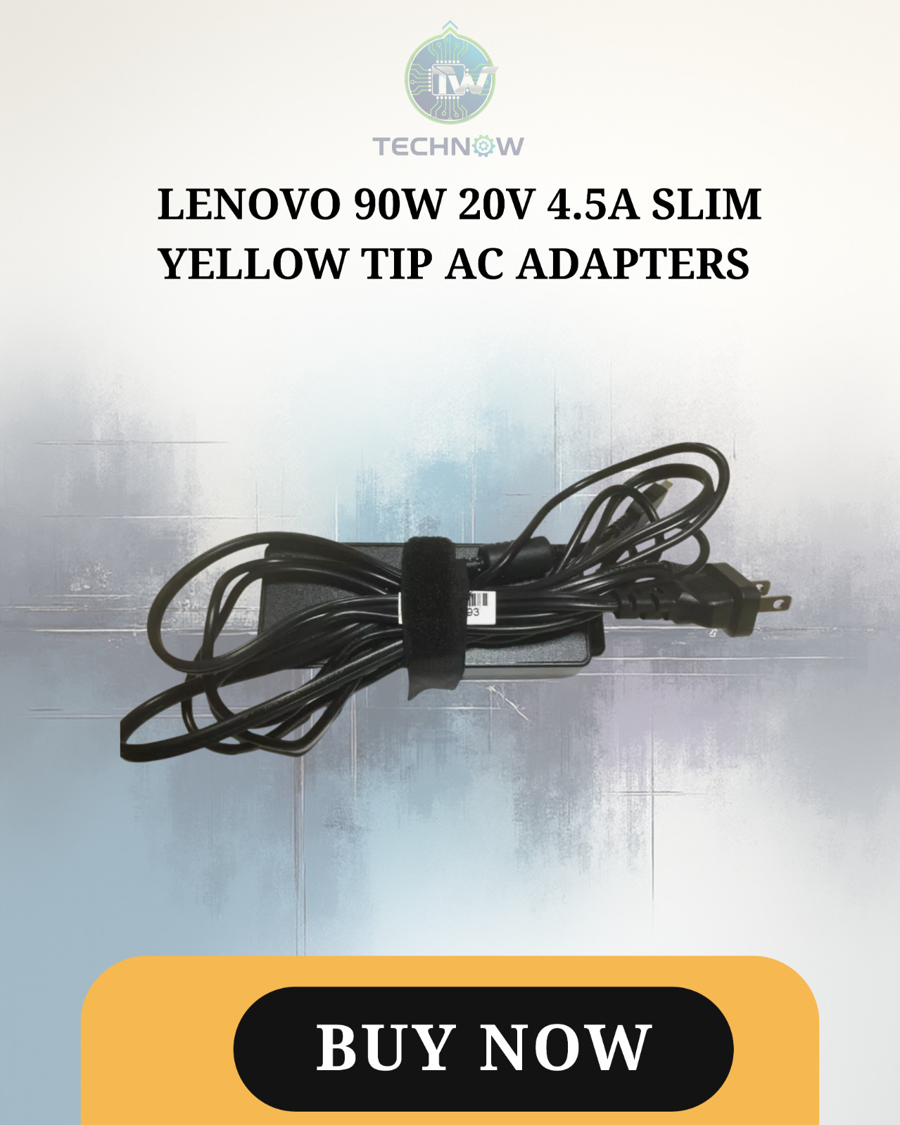 Genuine Lenovo 90W 20V Laptop Power Adapter Chargers 92P1109 w/ Cables