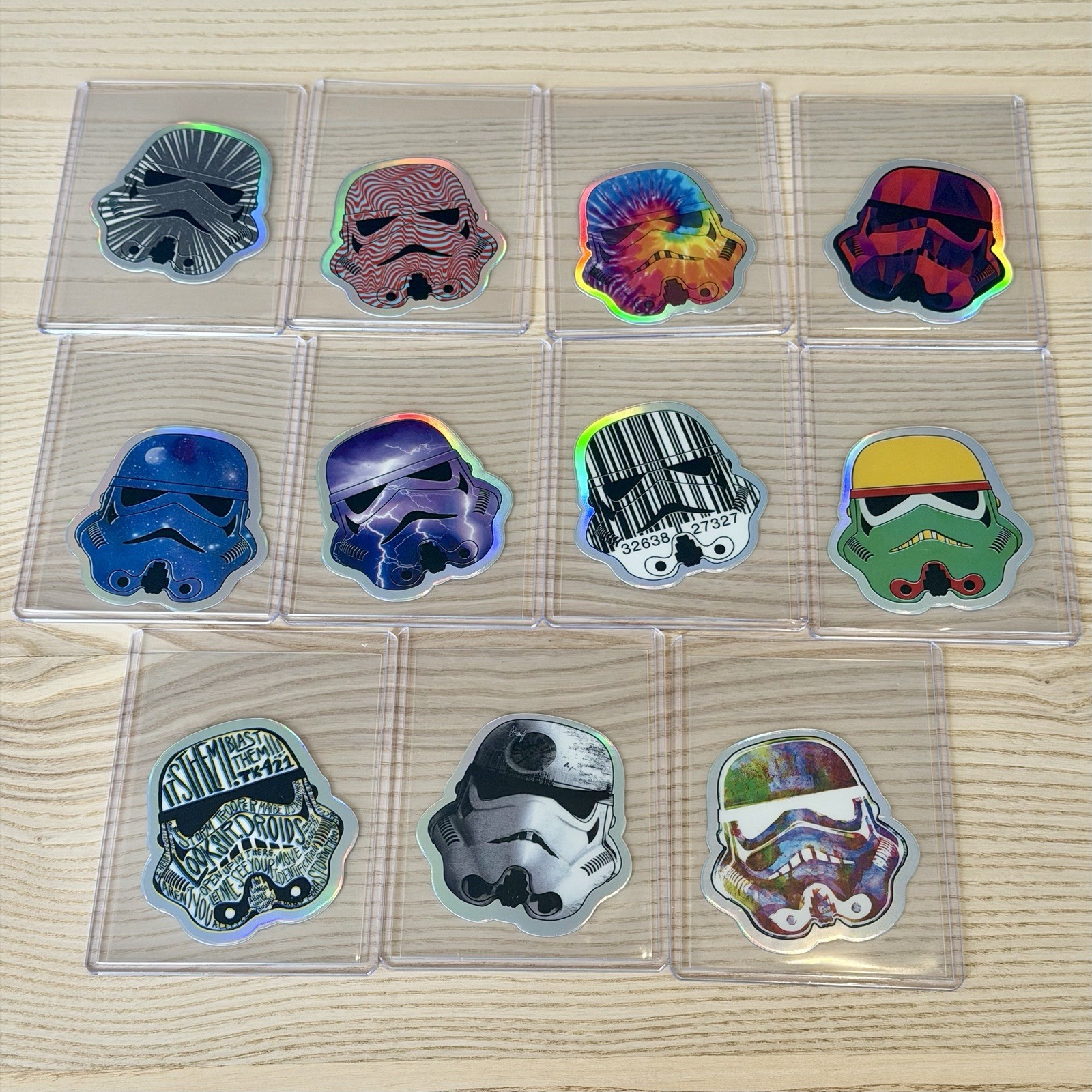 2026 Topps Chrome Star Wars Stormtrooper Command Die Cut 11 of 20 Partial Set