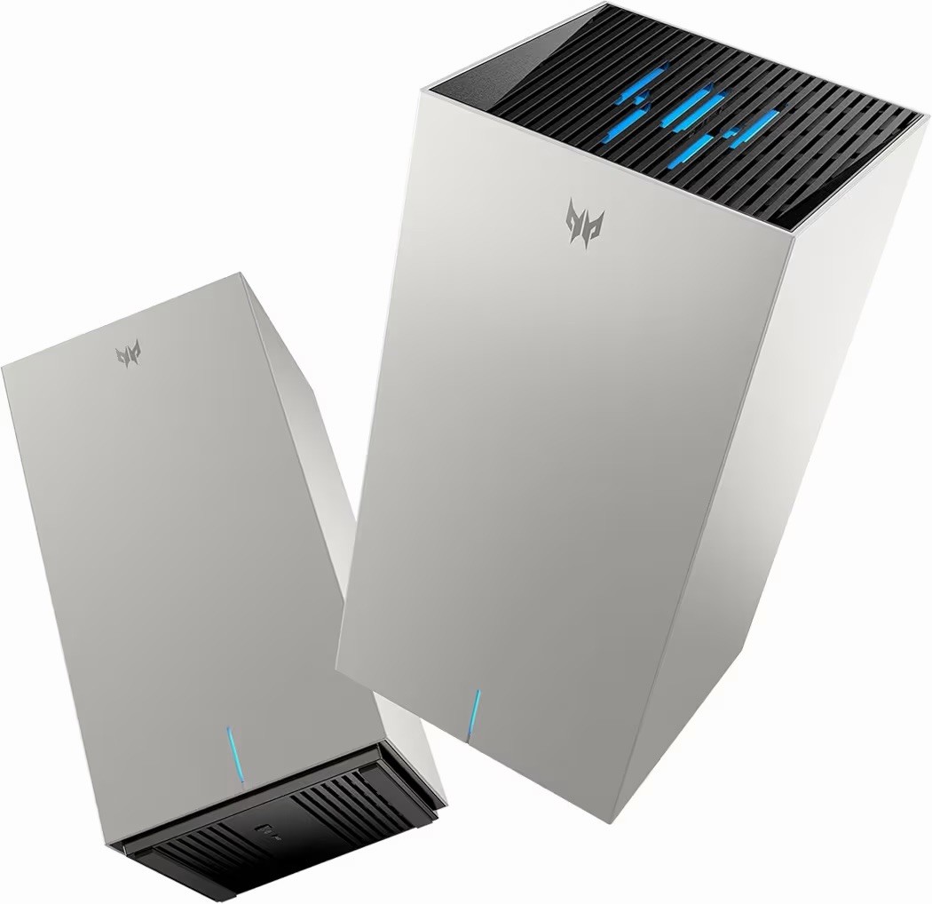 Acer Predator Connect T7, (2 Pack), Wi-Fi 7 Mesh Gaming Router PBE11000 Tri-Band