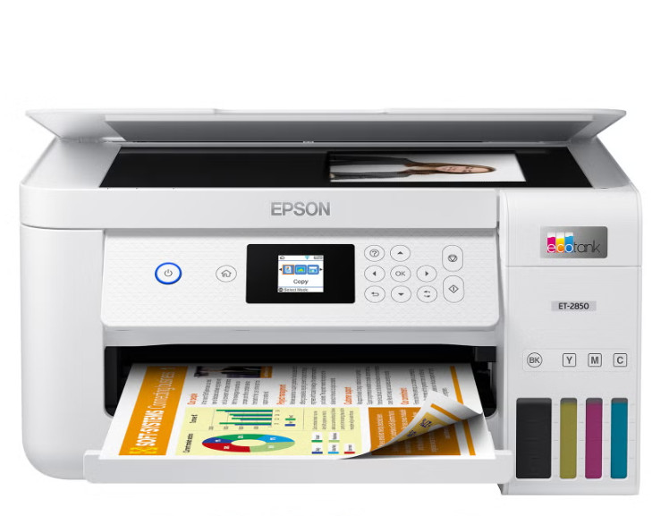 Epson EcoTank ET2850 All‑in‑One Inkjet Printer C11CJ63205 No box
