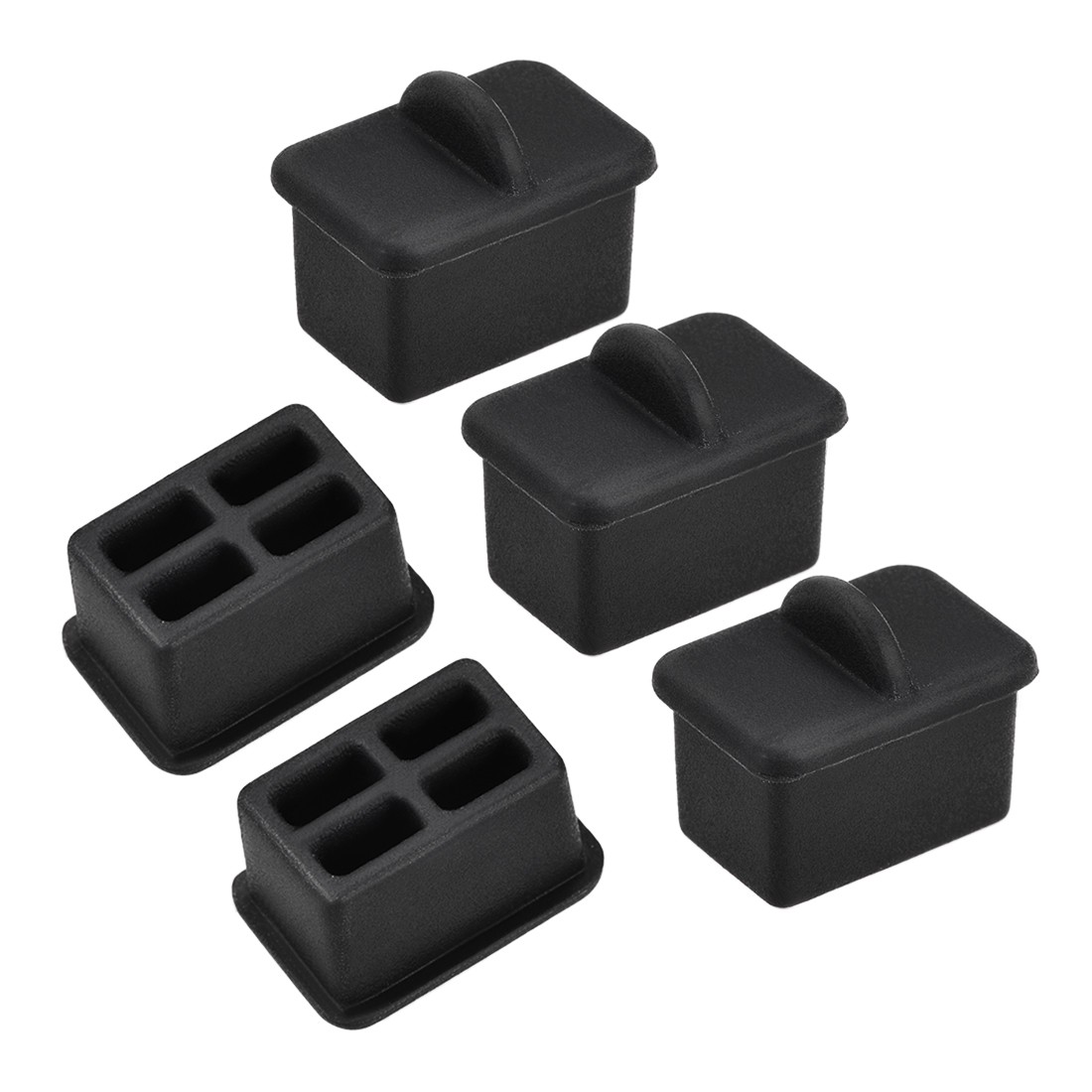 SFP-A Port Anti-Dust Stopper Cap Cover Black Silicone 5pcs