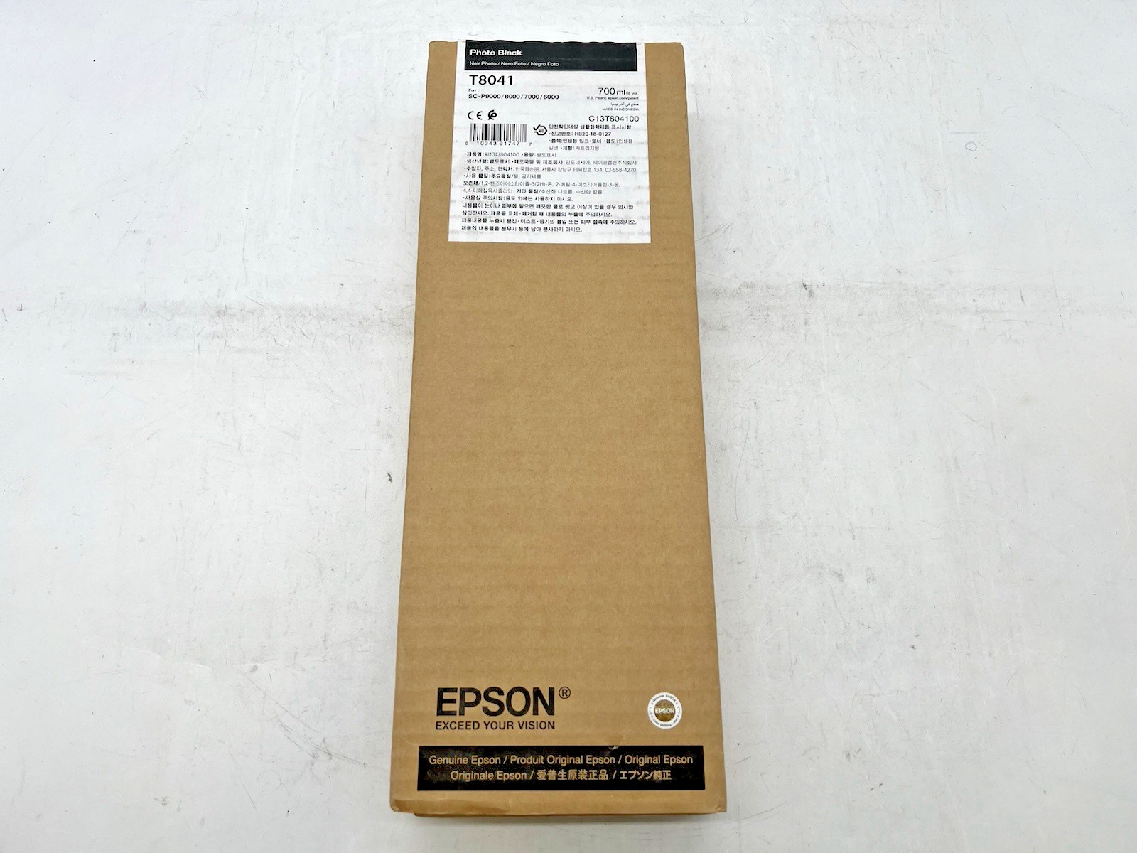 Epson T8041 High Capacity Photo Black Ink Cartridge (C13T804100)-Expired