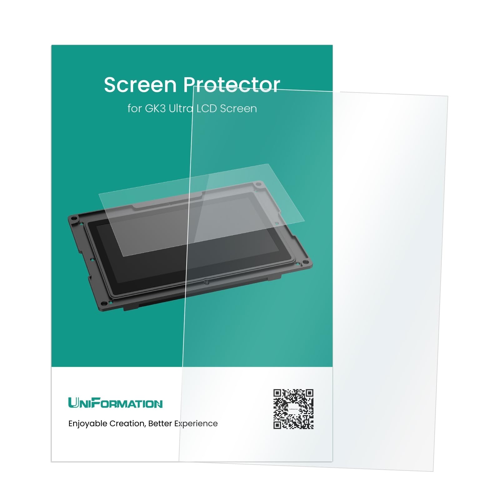 UniFormation GK3 Ultra LCD Screen Protector 3-Pack, 300mm x 160mm x 0.12mm