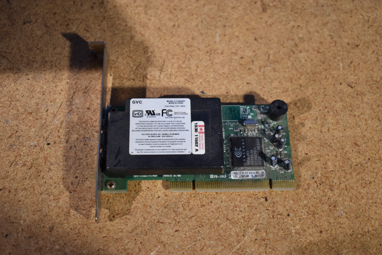 Dell 1K636 56K Conexant GVC F-1156I/R2F PCI Computer Internal Modem Card