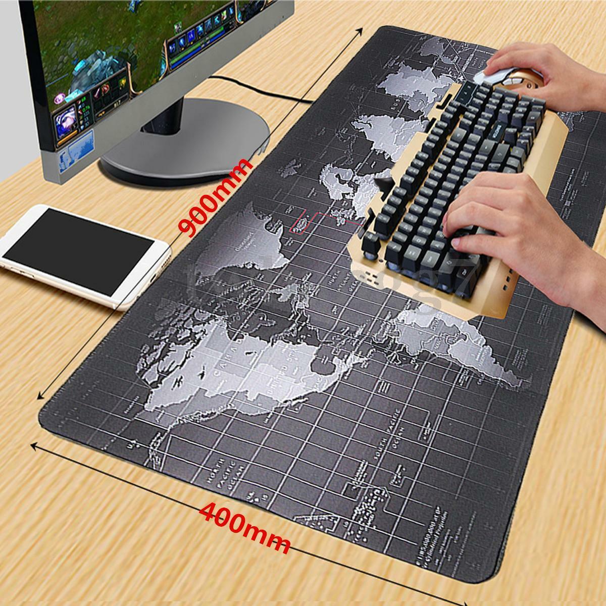 New Extended Gaming Mouse Pad Large Size Desk Keyboard Mat 900MM X 400MM