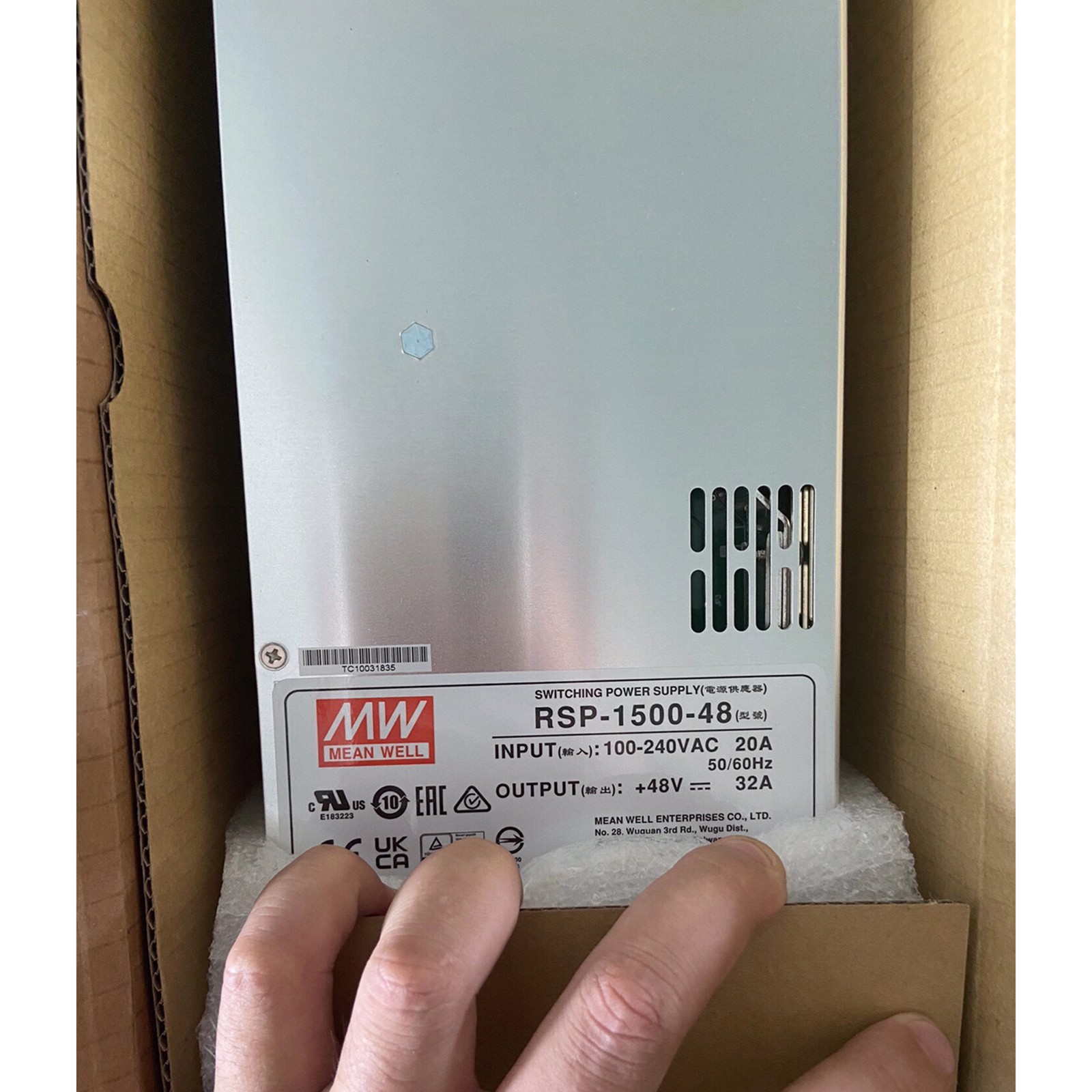 New RSP-1500-48 48V 32A Power Supply For MEAN WELL 