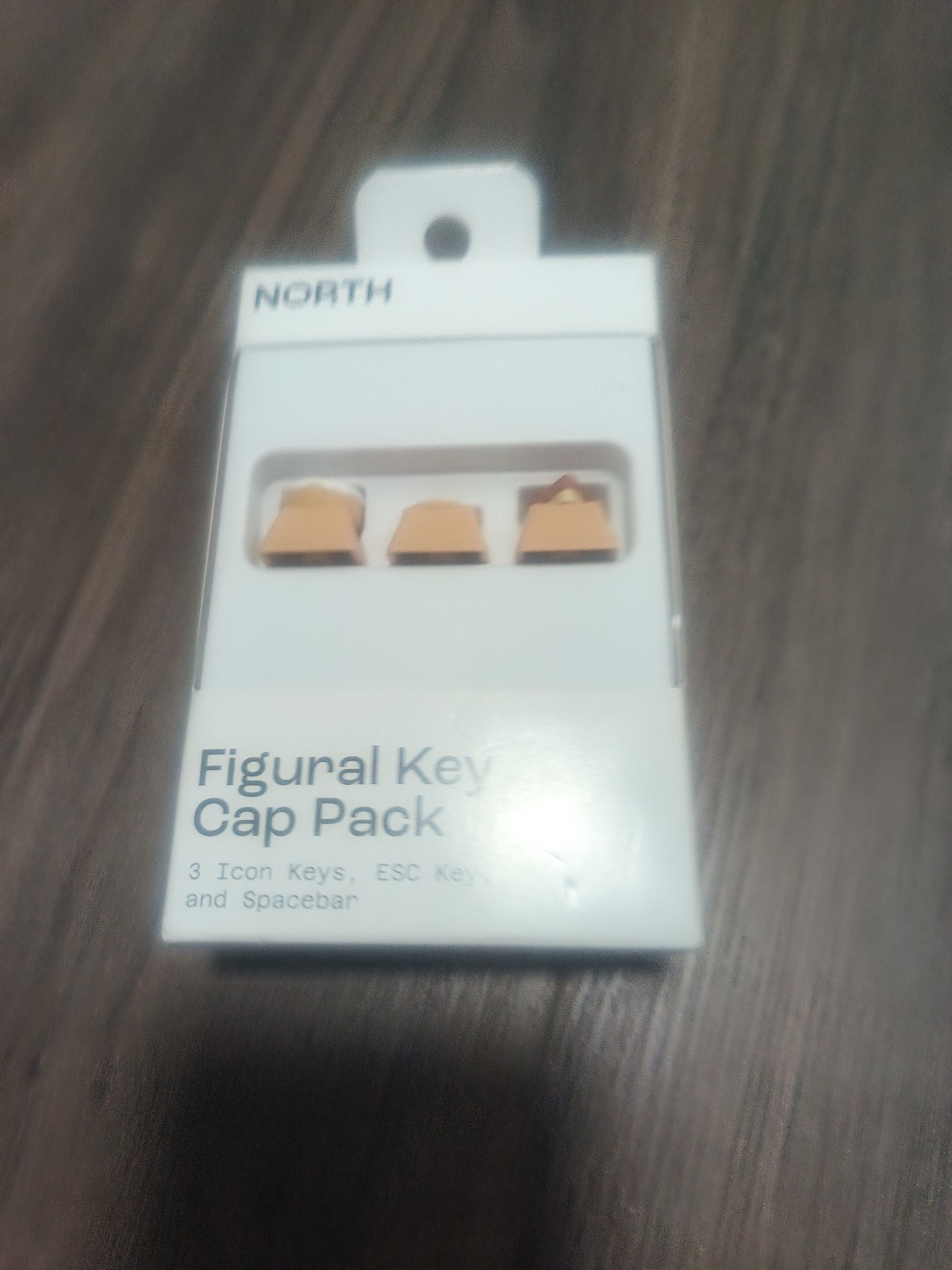 North Figural Pies Key Cap Pack - 3 Icon Keys, ESC Key, and Spacebar