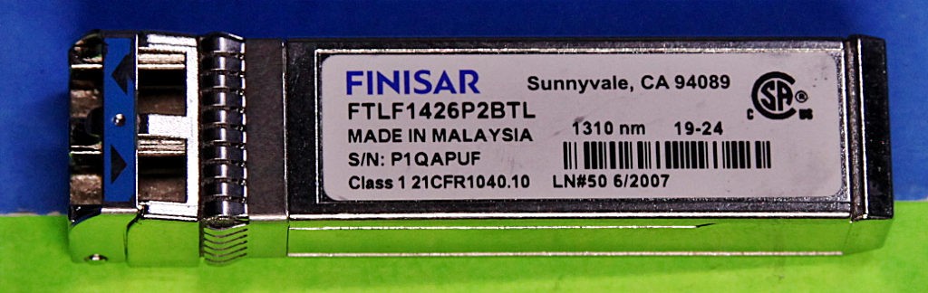 FTLF1426P2BTL Finisar 6Gb/s 1310nm SFP+ Transceiver Module