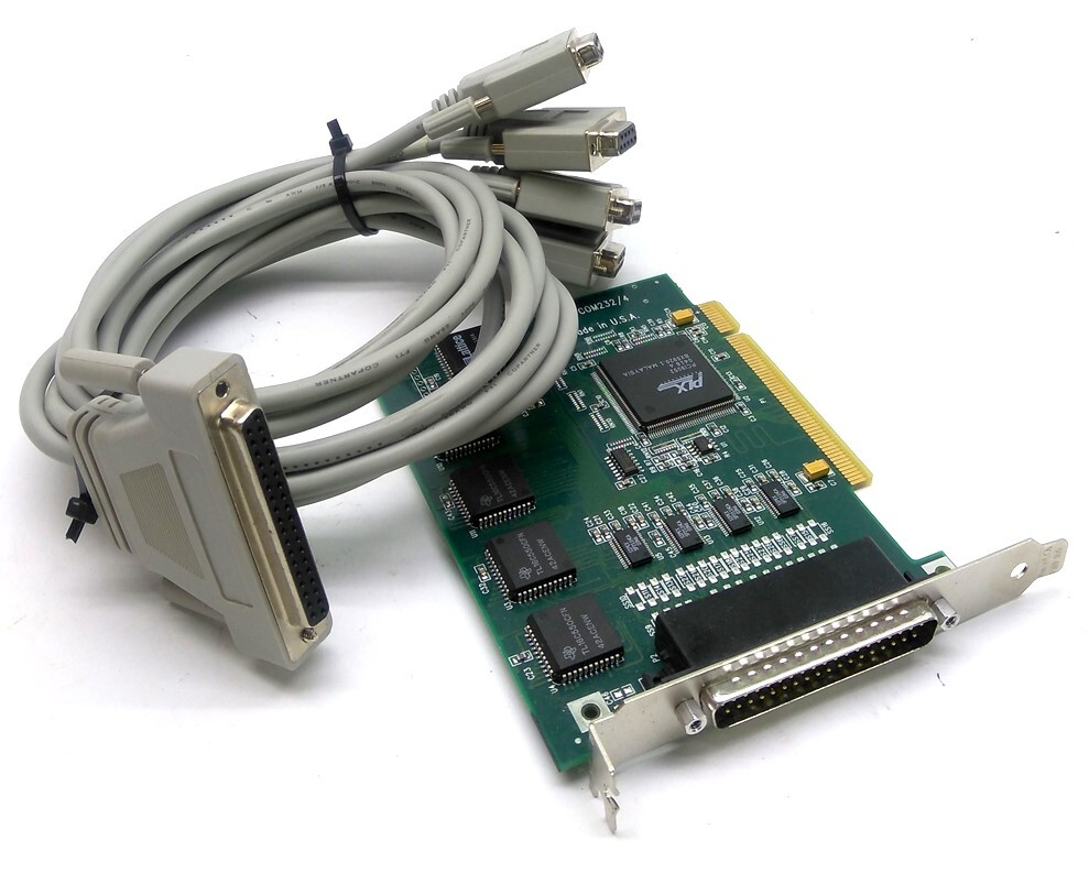 Measurement Computing PCI-COM232/4 Serial Card PCI 4x RS-232 w/Breakout Cable