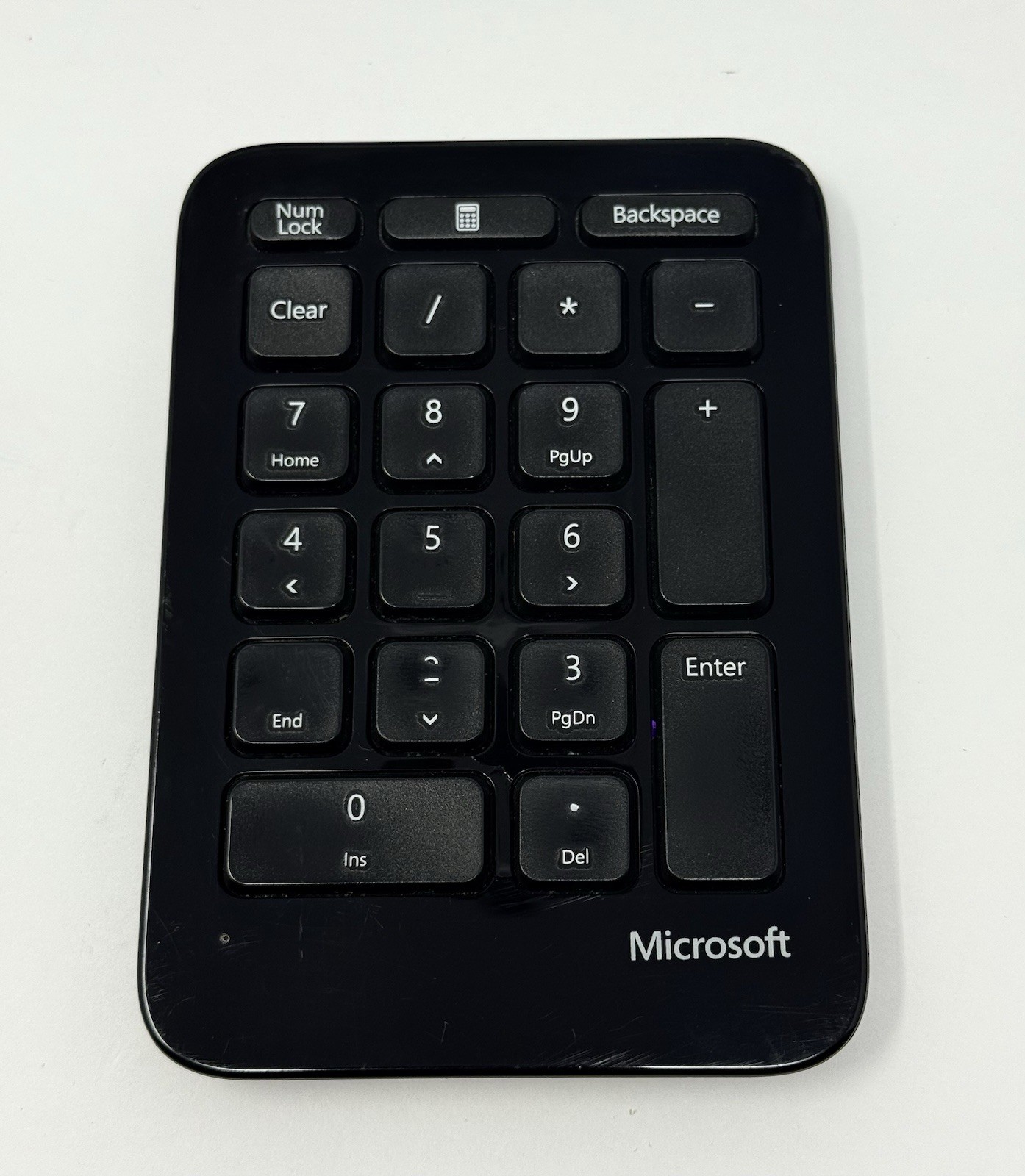 Microsoft Wireless Numeric Keypad Number Pad Numpad Black PC Computer Keyboard