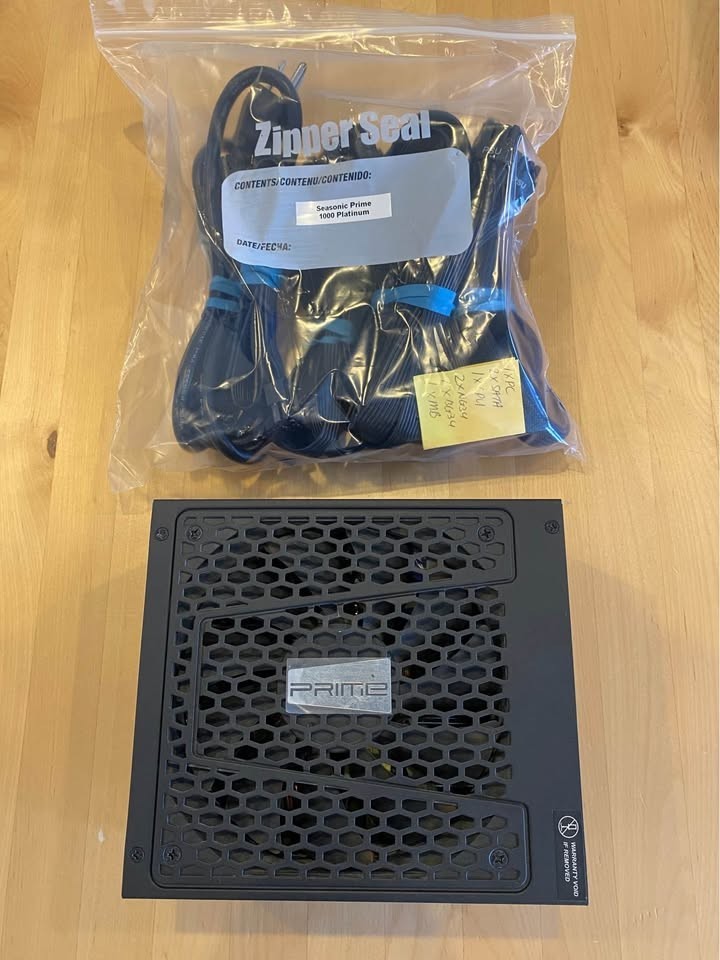 Seasonic Prime Platinum PX-1000 Fully Modular Power Supply – 1000W