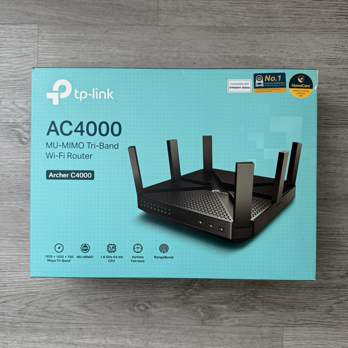 TP-LINK Archer C4000 AC4000 Tri-Band MU-MIMO Wi-Fi Router 4-Port USB