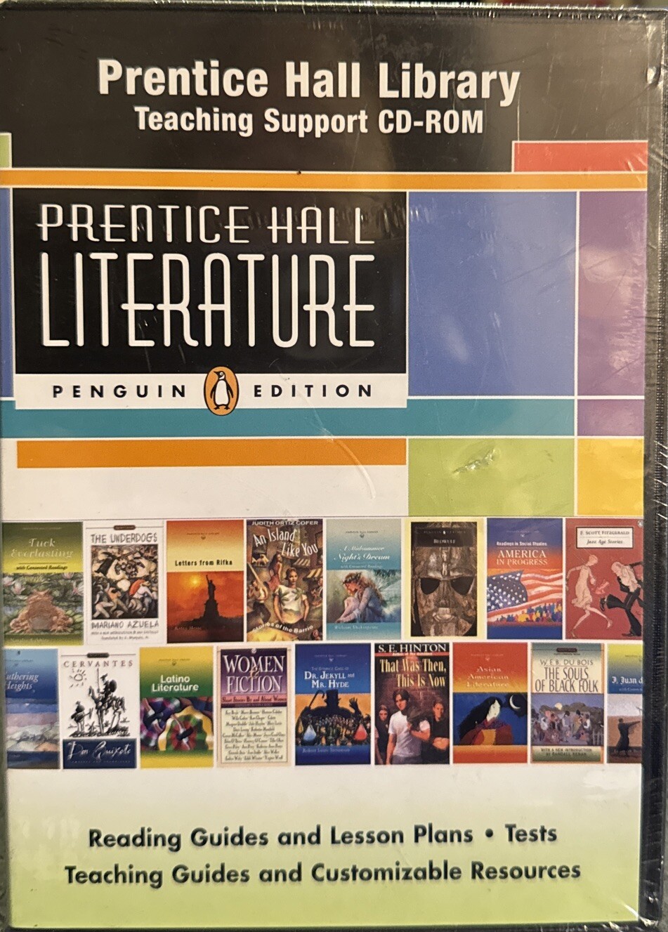 Prentice Hall Library Teaching Support CD-ROM Literature Grade 9 New Sealed