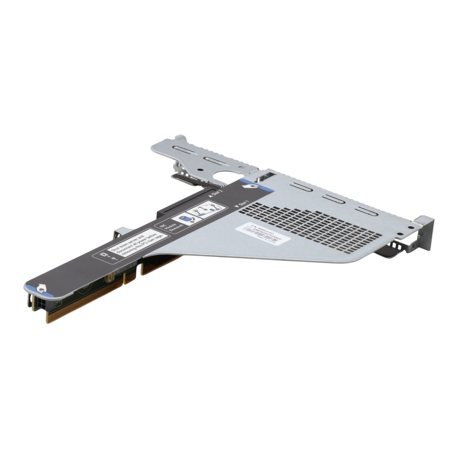HPE 869432-001 875545-001 Primary PCIe Gen3 x16/x8 Riser Cage DL360 Gen10