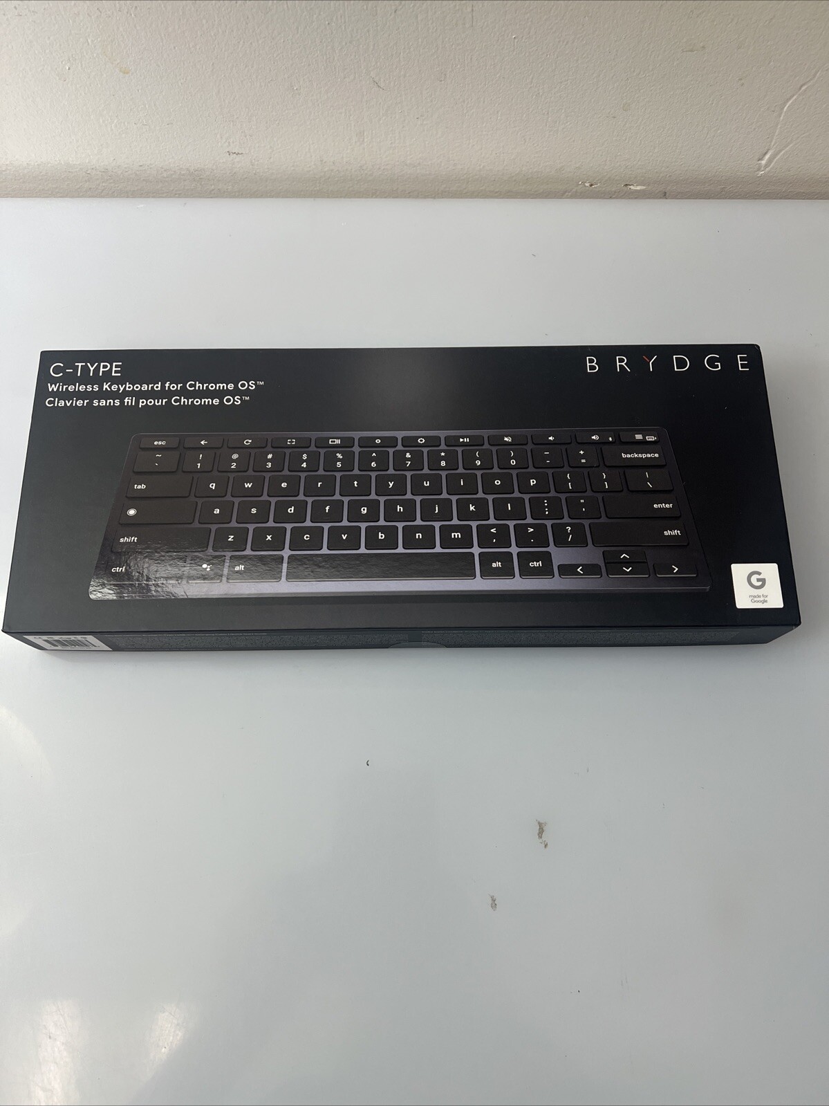 Brydge C-Type Wireless Bluetooth/USB Wired Desktop Keyboard for Chrome OS
