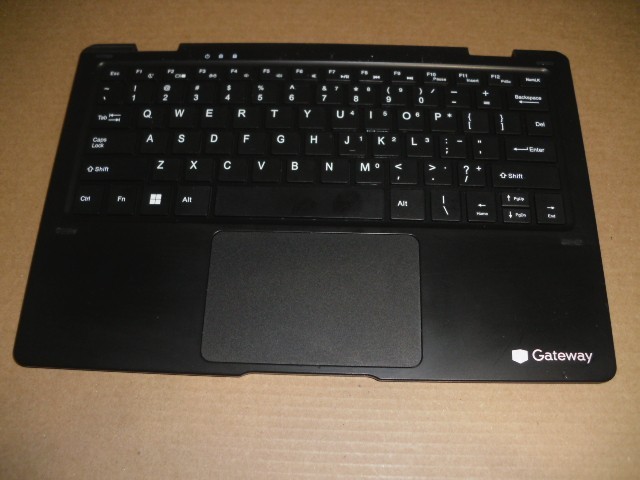 BLACK  PALMREST, Touchpad, Keyboard and Speakers for Gateway  GWTC116-2BK Laptop