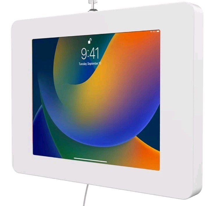 Locking iPad Wall Mount - CTA Anti-Theft Small Locking Tablet Enclosure w/...
