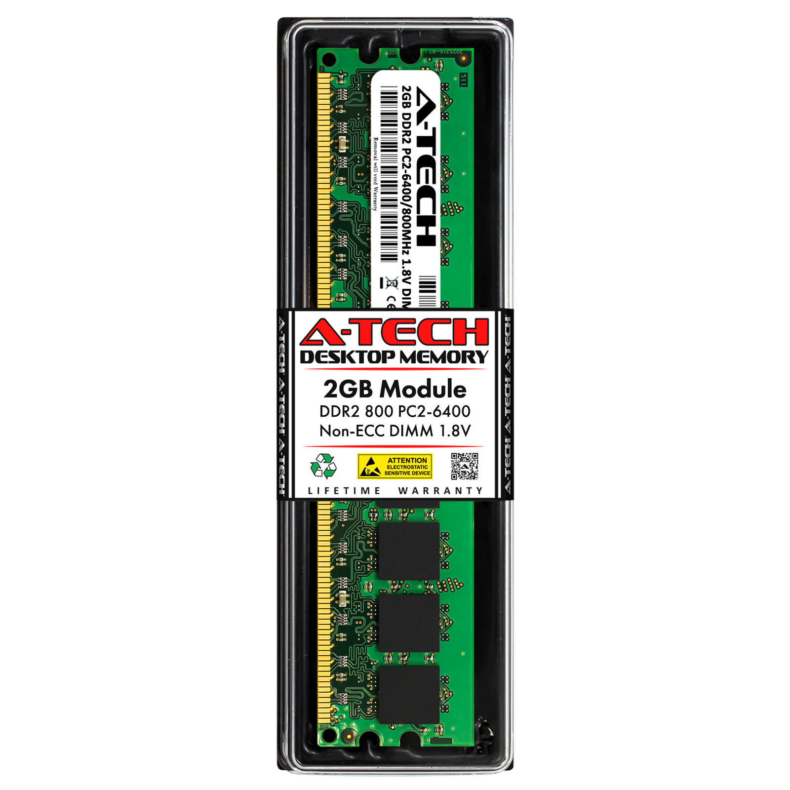 2GB DDR2 PC2-6400 DIMM Replacement for Super Talent T8UB2GC5 Desktop Memory RAM