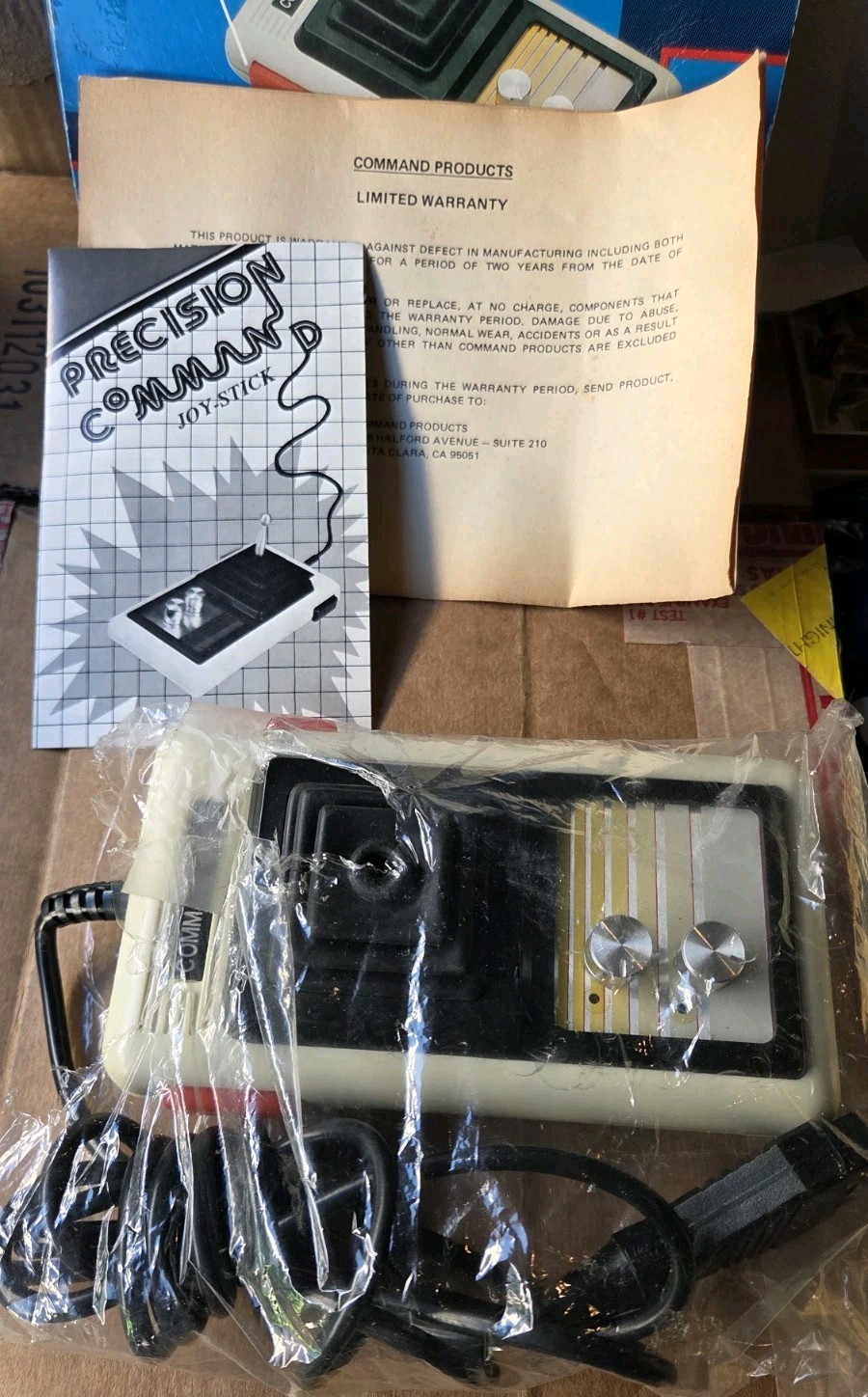 Precision Command Joystick Hand Controller Apple II, II+ plus, IIe computer