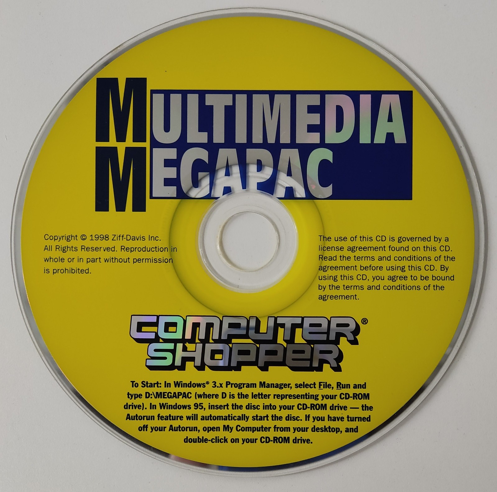 Vintage 1998 Computer Shopper Multimedia MegaPac NEW Unused Unopened