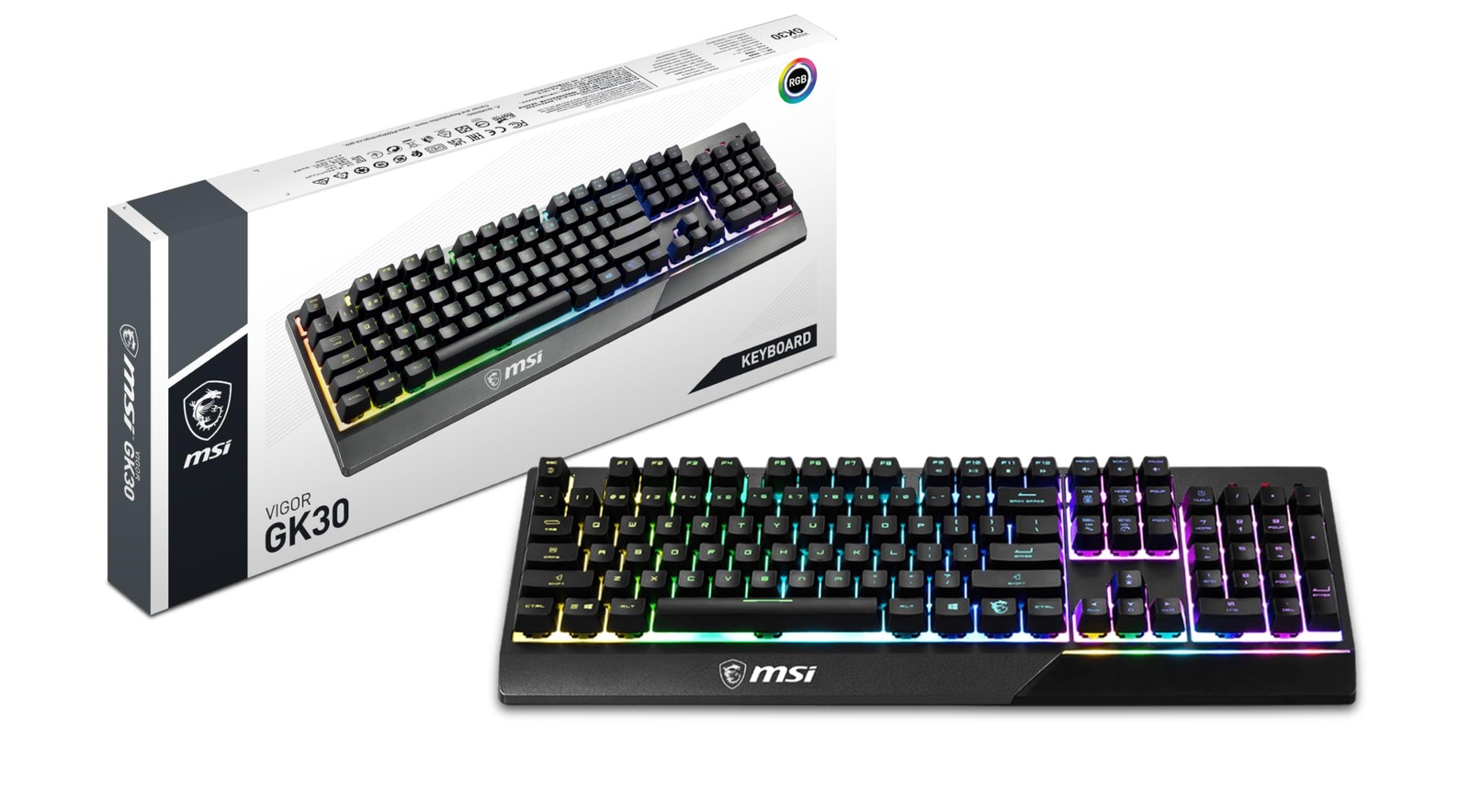 MSI Vigor GK30 RGB Gaming Keyboard