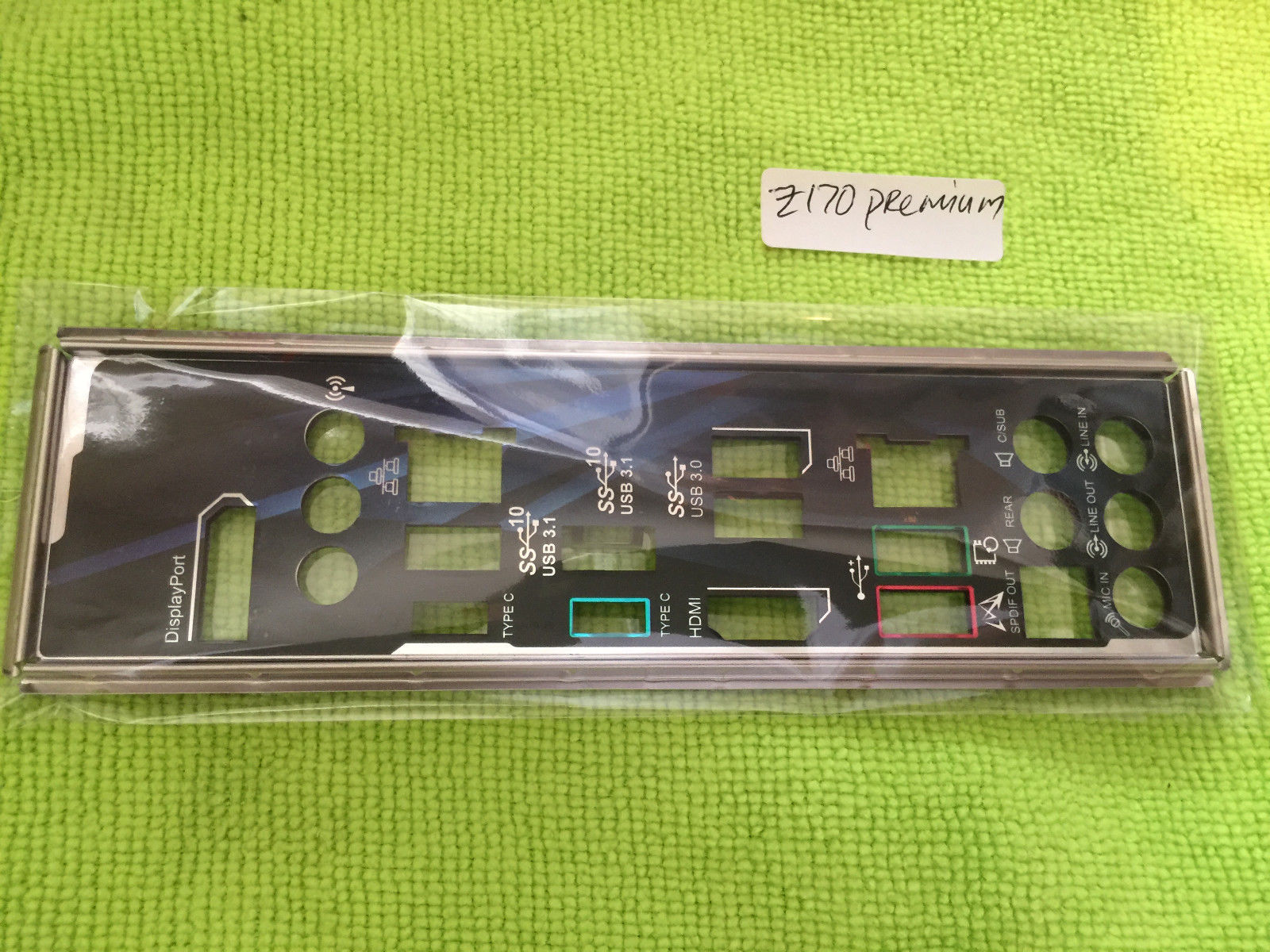 ASUS IO SHIELD FOR ASUS Z170 PREMIUM , CLASS-A 