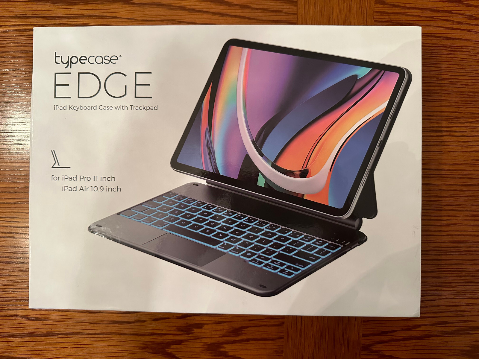 NEW-typecase Edge Keyboard -for iPad Air 10.9" and  iPad Pro 11" -PACIFIC BLUE