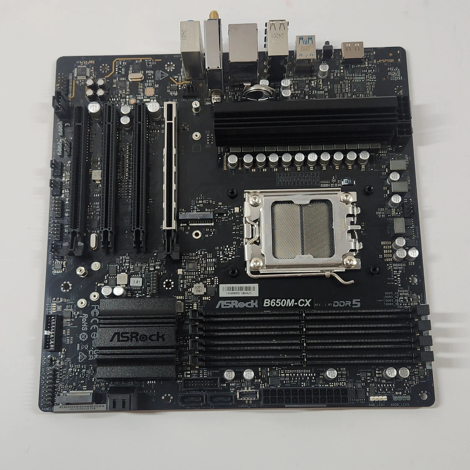 AsRock B650M-CX AM5 microATX AMD DDR5 Motherboard