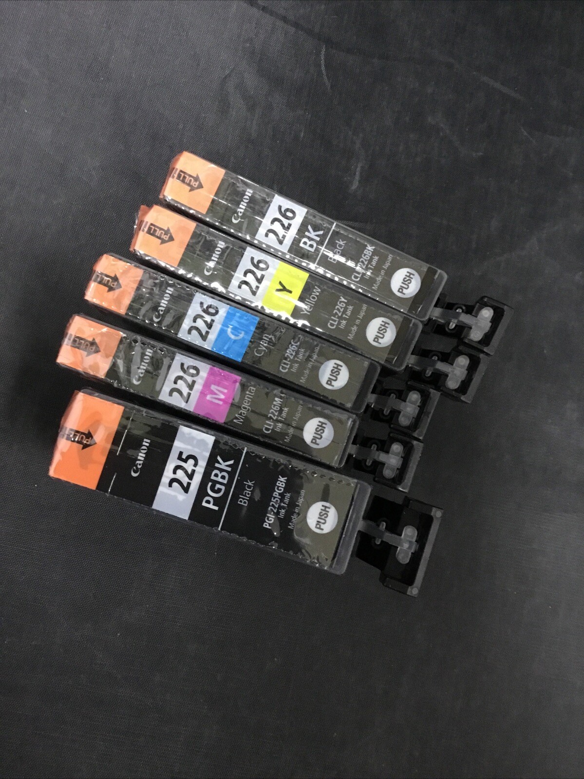Authentic Canon PGI-225 Black & CLI-226 B/C/M/Y Ink Cartridges (5 Pack)