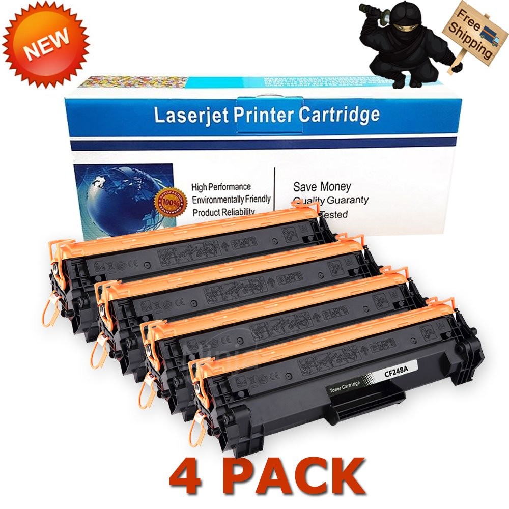 4x CF248A 48A Compatible Toner for HP LaserJet Pro M15w M28w M29w