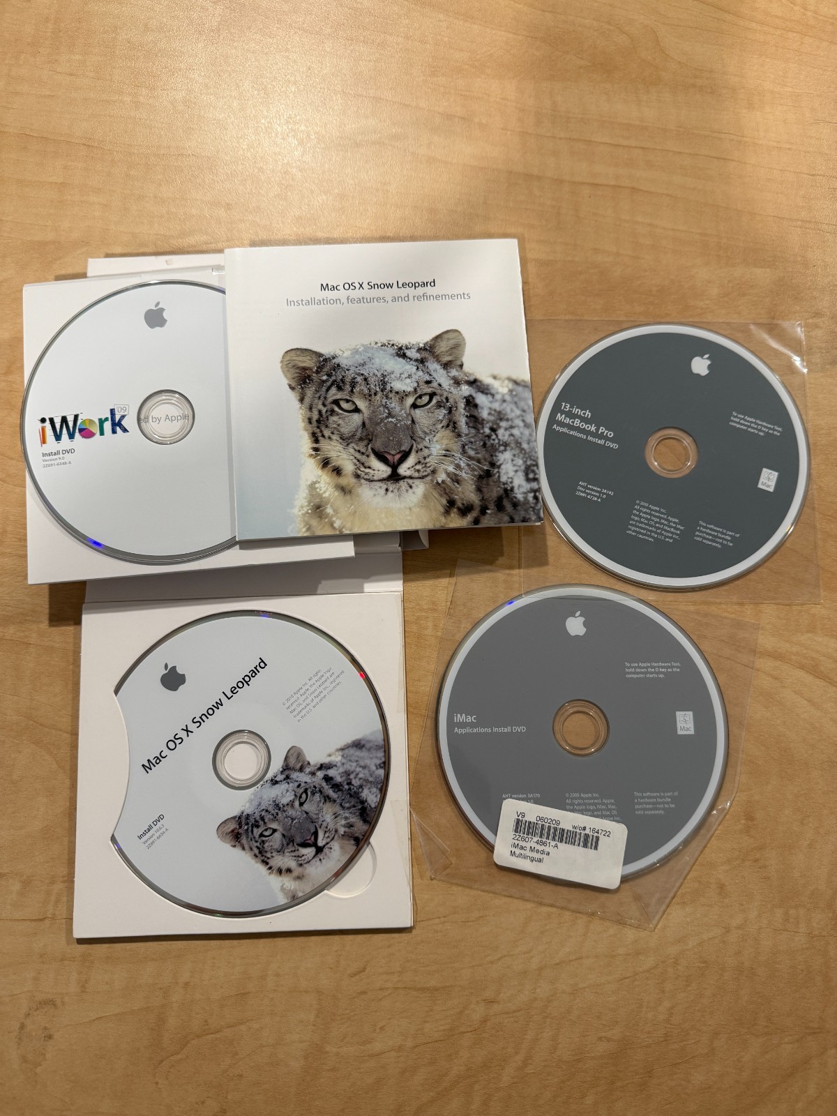 APPLE MAC OS X SNOW LEOPARD 10.6.3 INSTALL DISC 2010