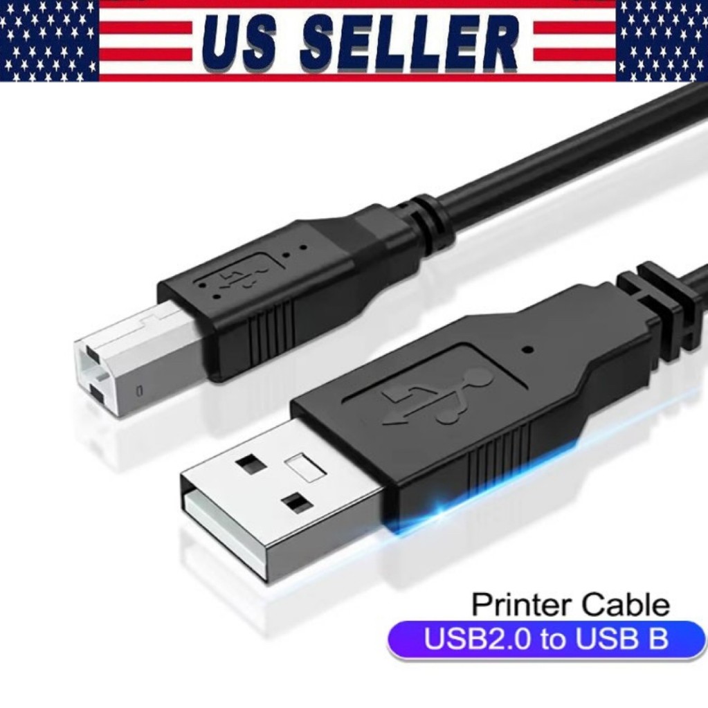 5FT USB 2.0 A TO B High Speed Printer Scanner Premium Cable Cord US Lot