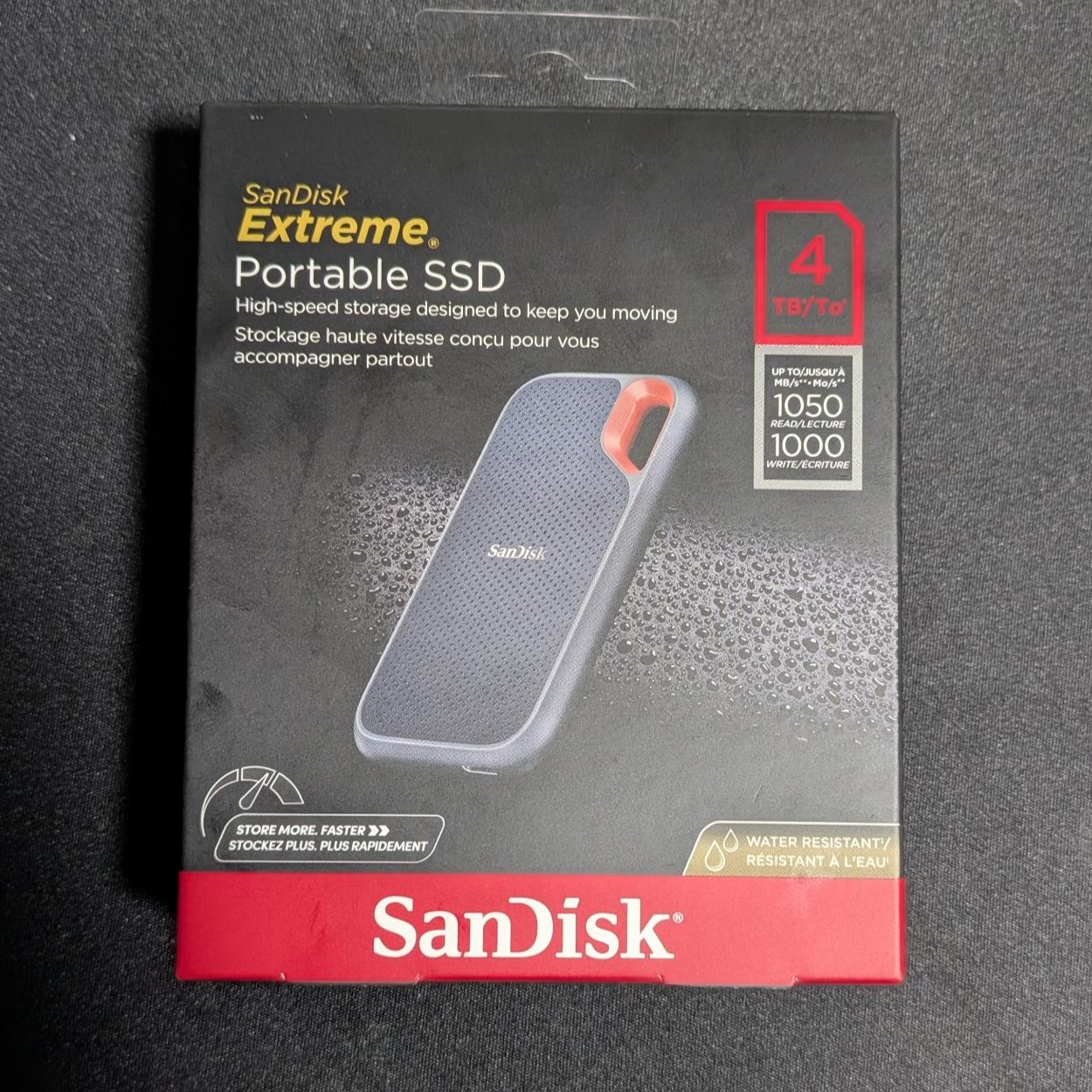 SanDisk Extreme V2 4TB USB-C Portable External SSD (SDSSDE61-4T00-G25)