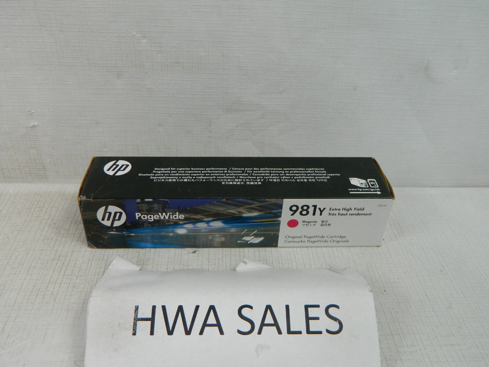 Genuine HP 981Y L0R14A Magenta PageWide Ink Cartridge 2020 2021 NEW OEM SEALED