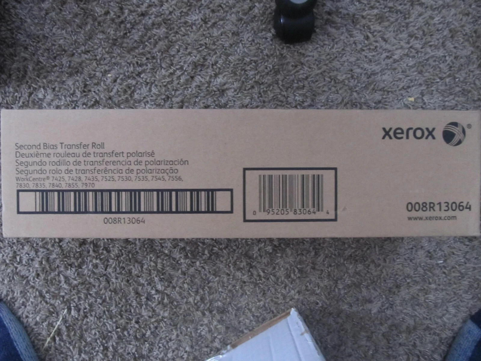 Genuine Xerox 008R13064 SECOND BIAS TRANSFER ROLL WorkCenter 7425 7428 7435 NEW