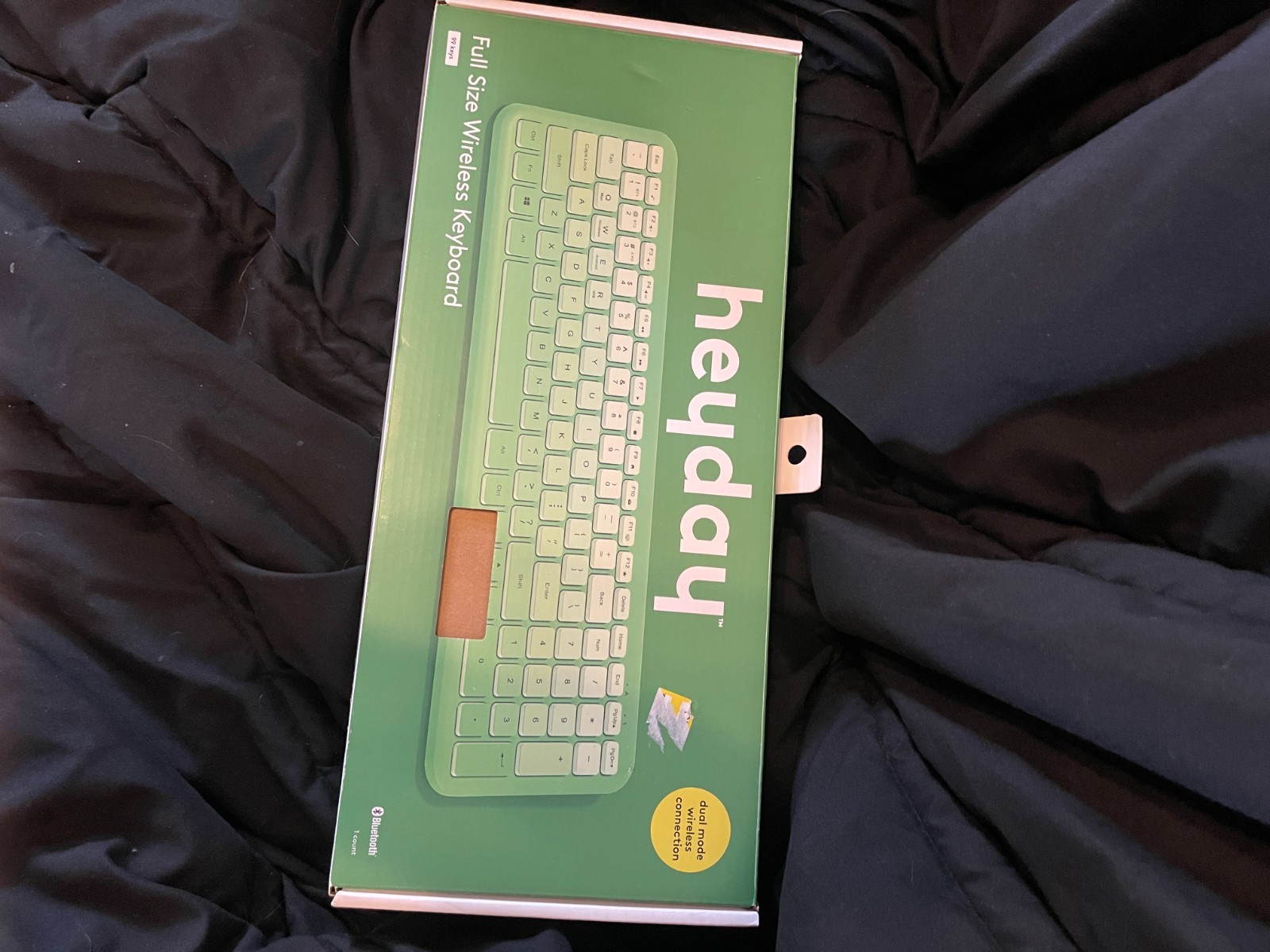 NORTH Full Size Wireless Keyboard Green Round Keycaps QWERTY English 105