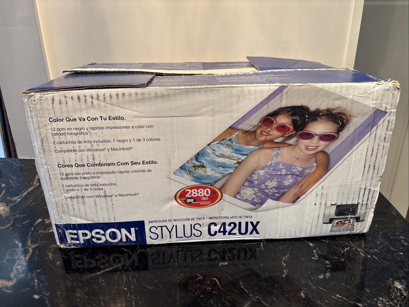 Epson Stylus C42UX Standard Inkjet Printer Original Package
